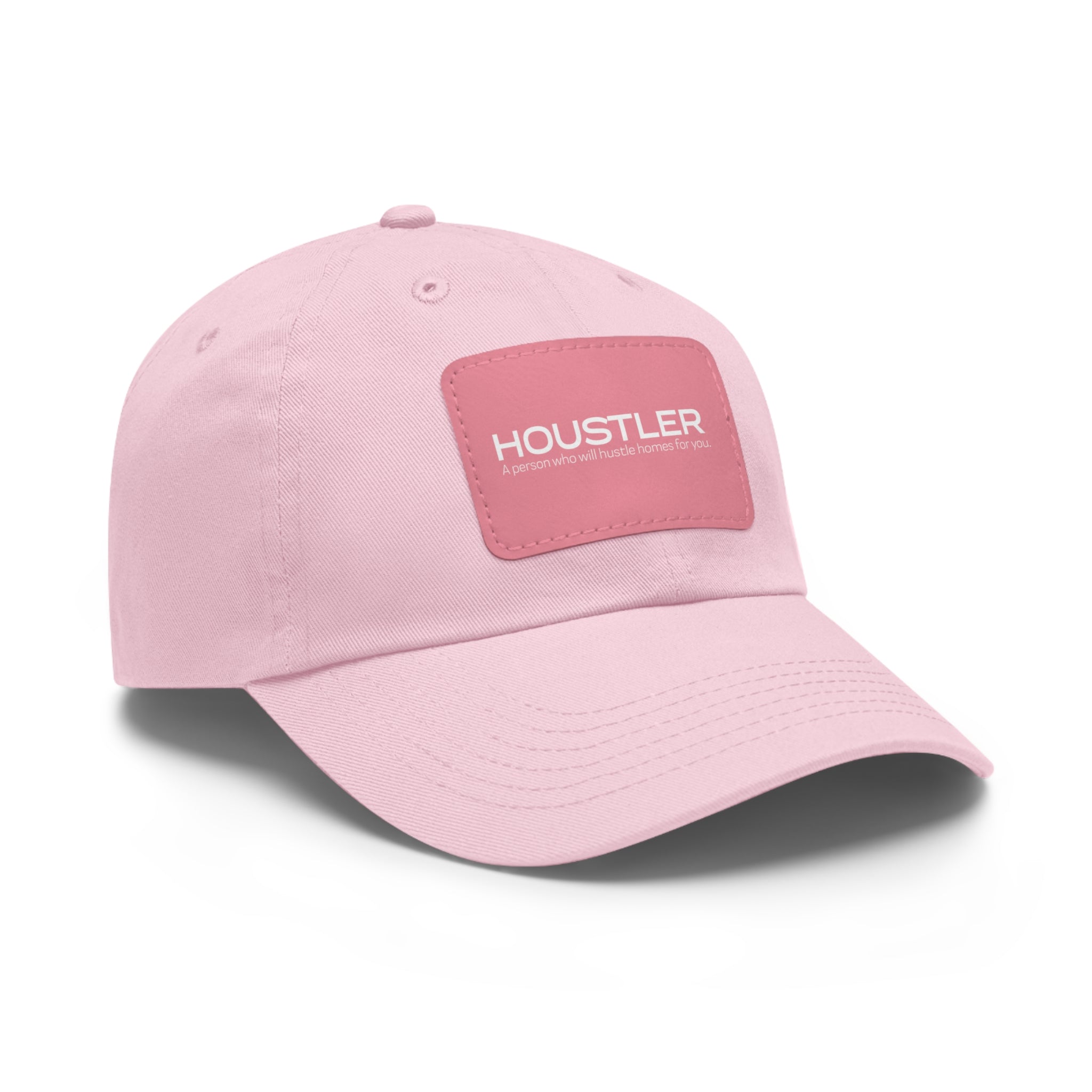 Houstler Dad Hat with Leather Patch (Rectangle)