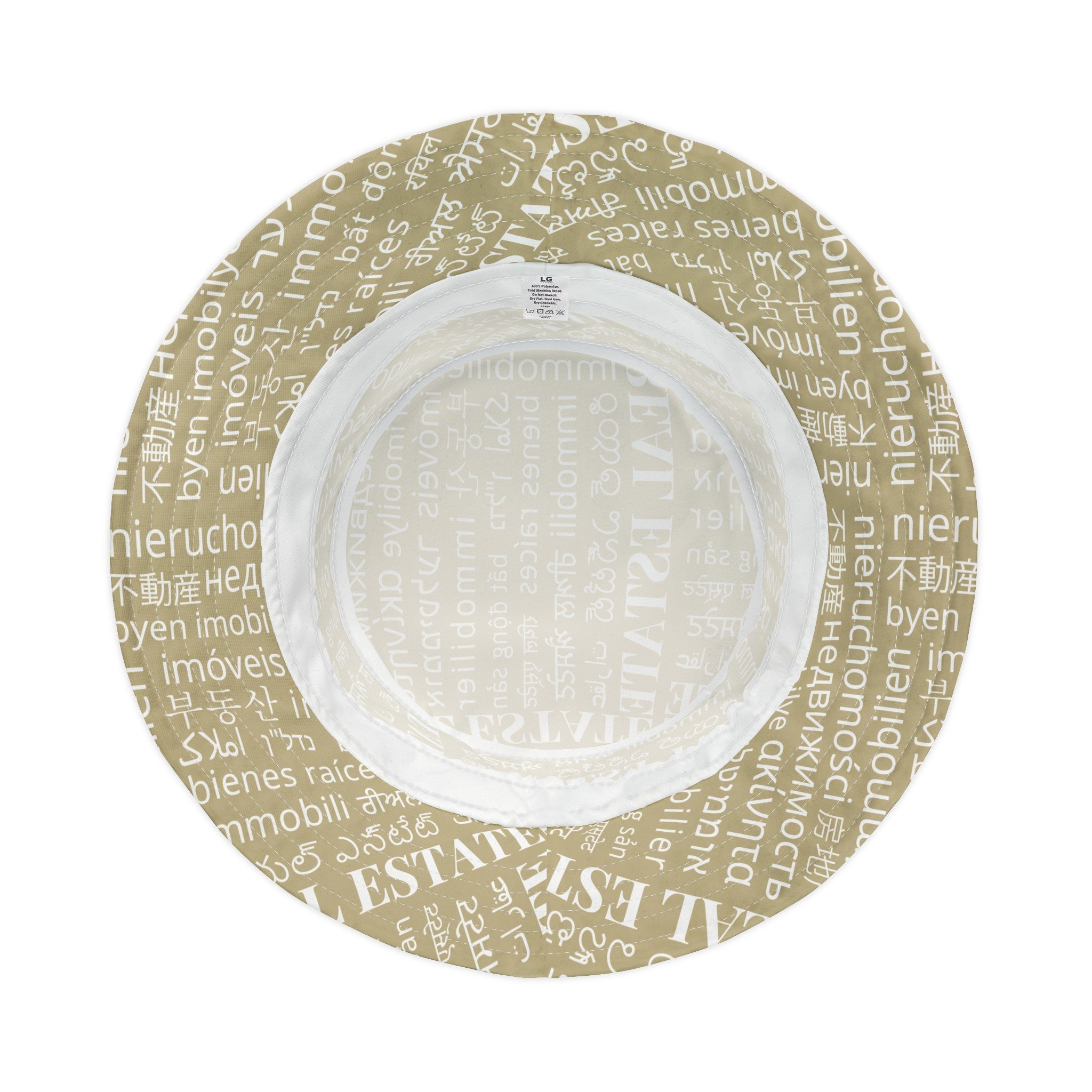 C21 Style Real Estate Translated Bucket Hat (AOP)