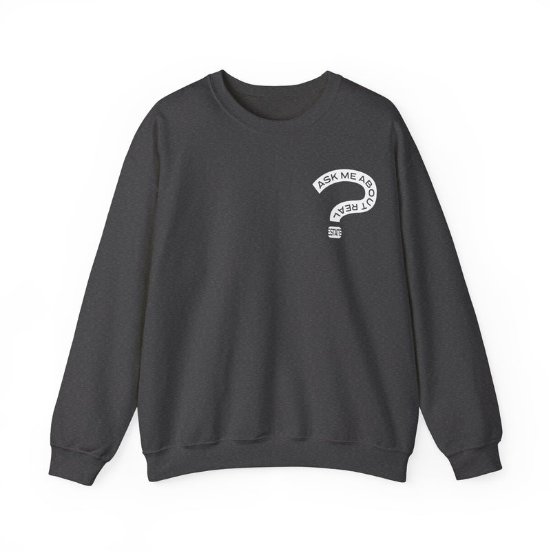 Ask Me About Real Estate Unisex Heavy Blend™ Crewneck Sweatshirt