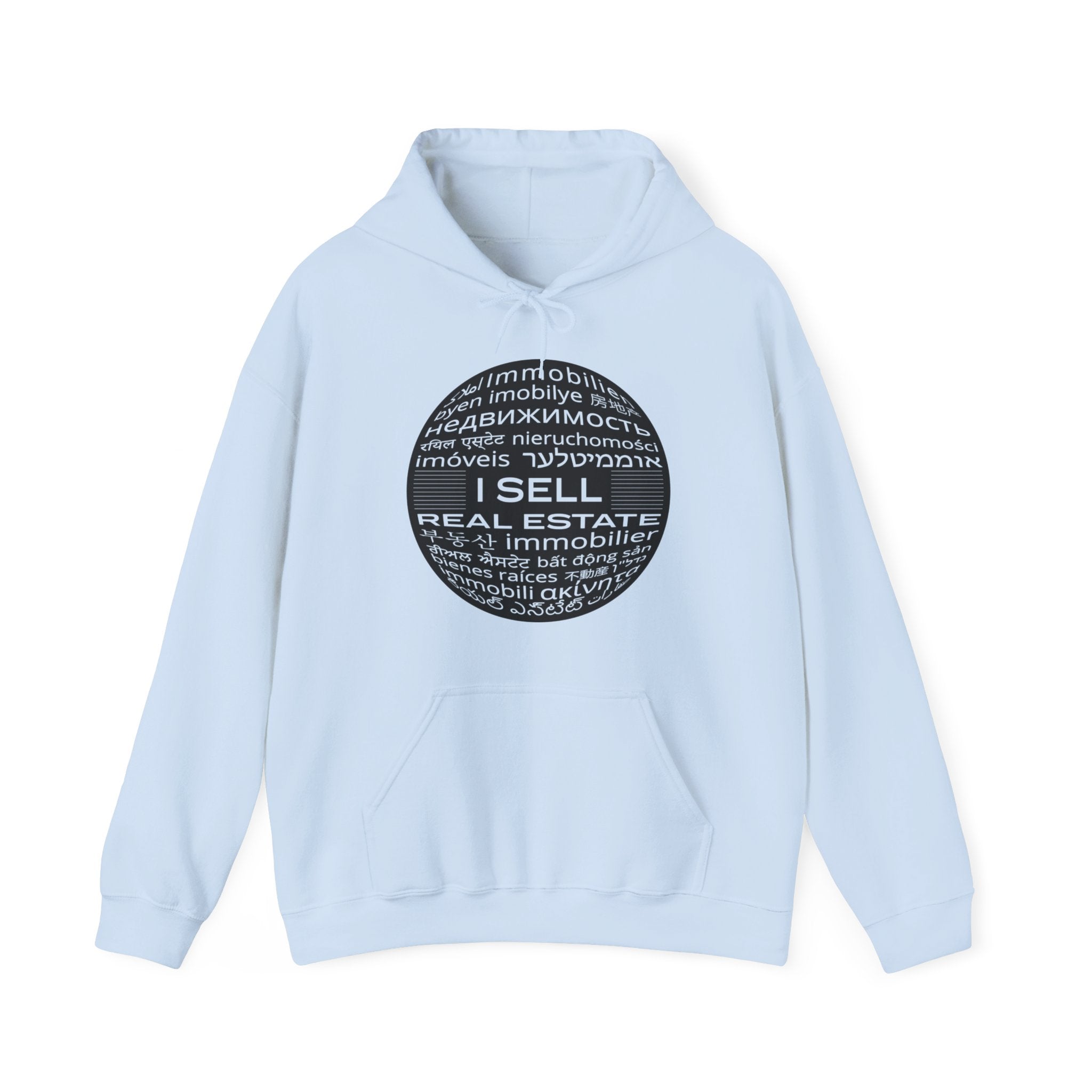 I SELL REAL ESTATE Translated Unisex Heavy Blend™ Hooded Sweatshirt