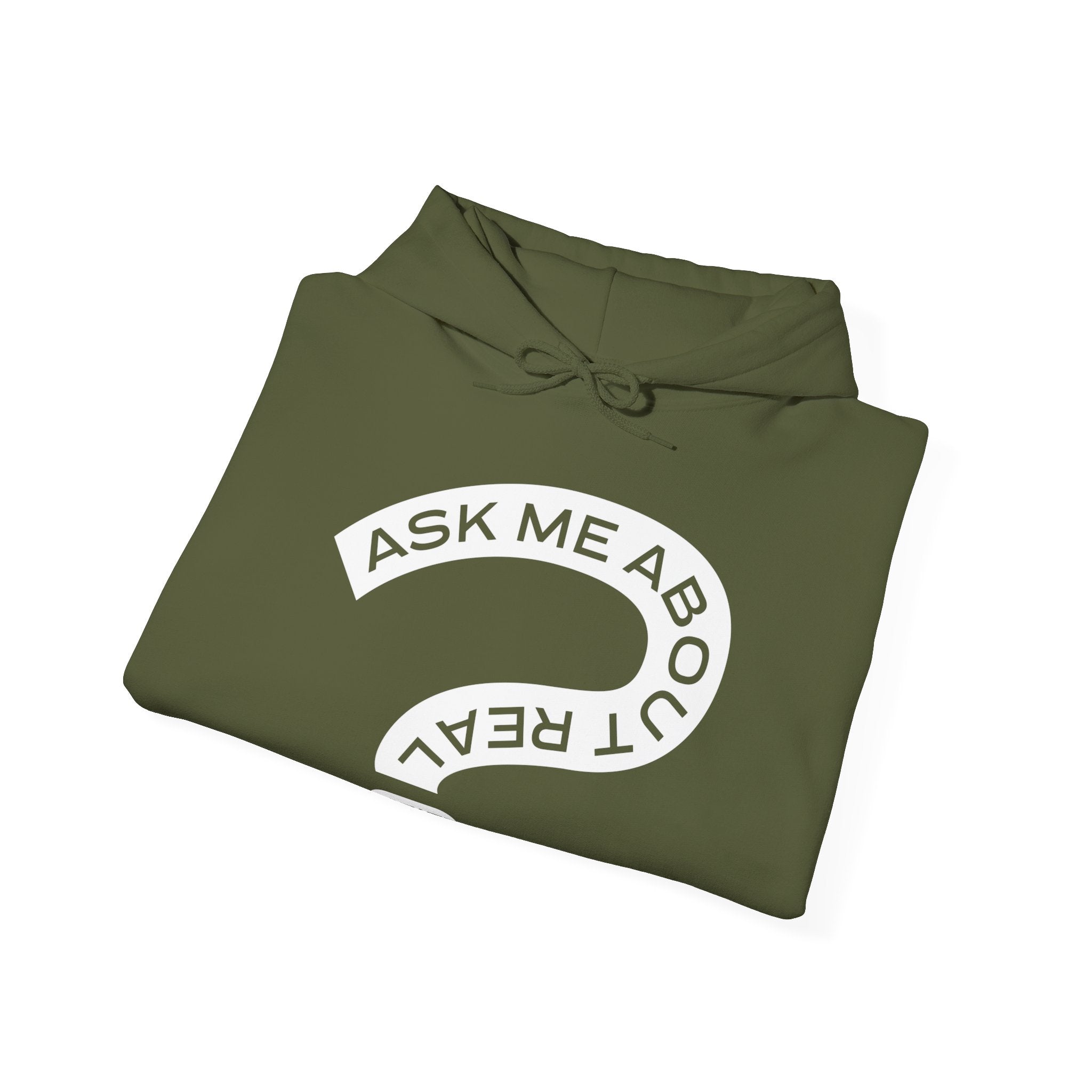 Ask Me About Real Estate Unisex Heavy Blend™ Hooded Sweatshirt