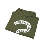Ask Me About Real Estate Unisex Heavy Blend™ Hooded Sweatshirt