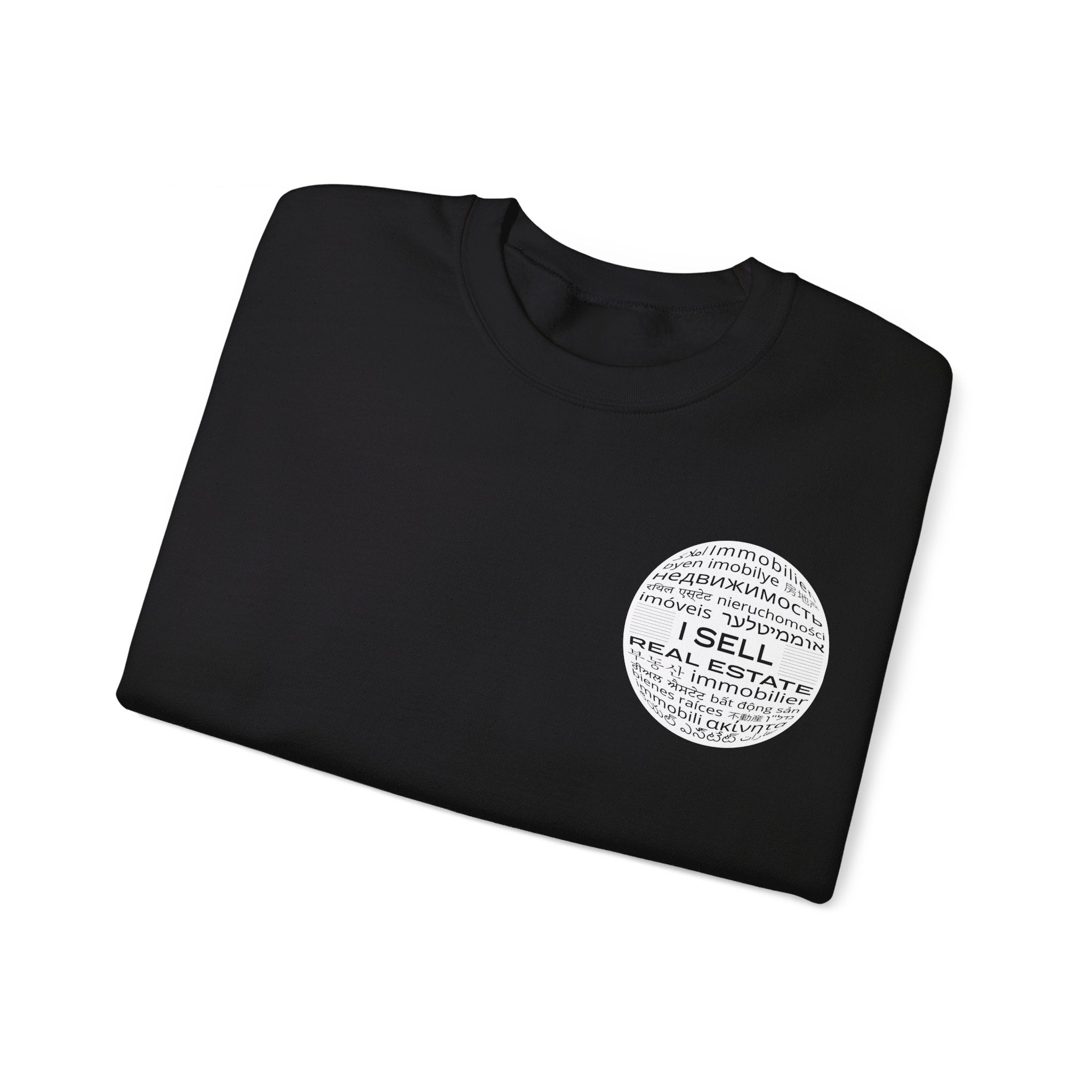 I SELL REAL ESTATE Translated Unisex Heavy Blend™ Crewneck Sweatshirt