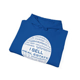 I SELL REAL ESTATE Translated Unisex Heavy Blend™ Hooded Sweatshirt