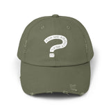 Ask Me About Real Estate Unisex Distressed Cap