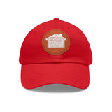 Real Estate Translated Dad Hat with Leather Patch (Round)
