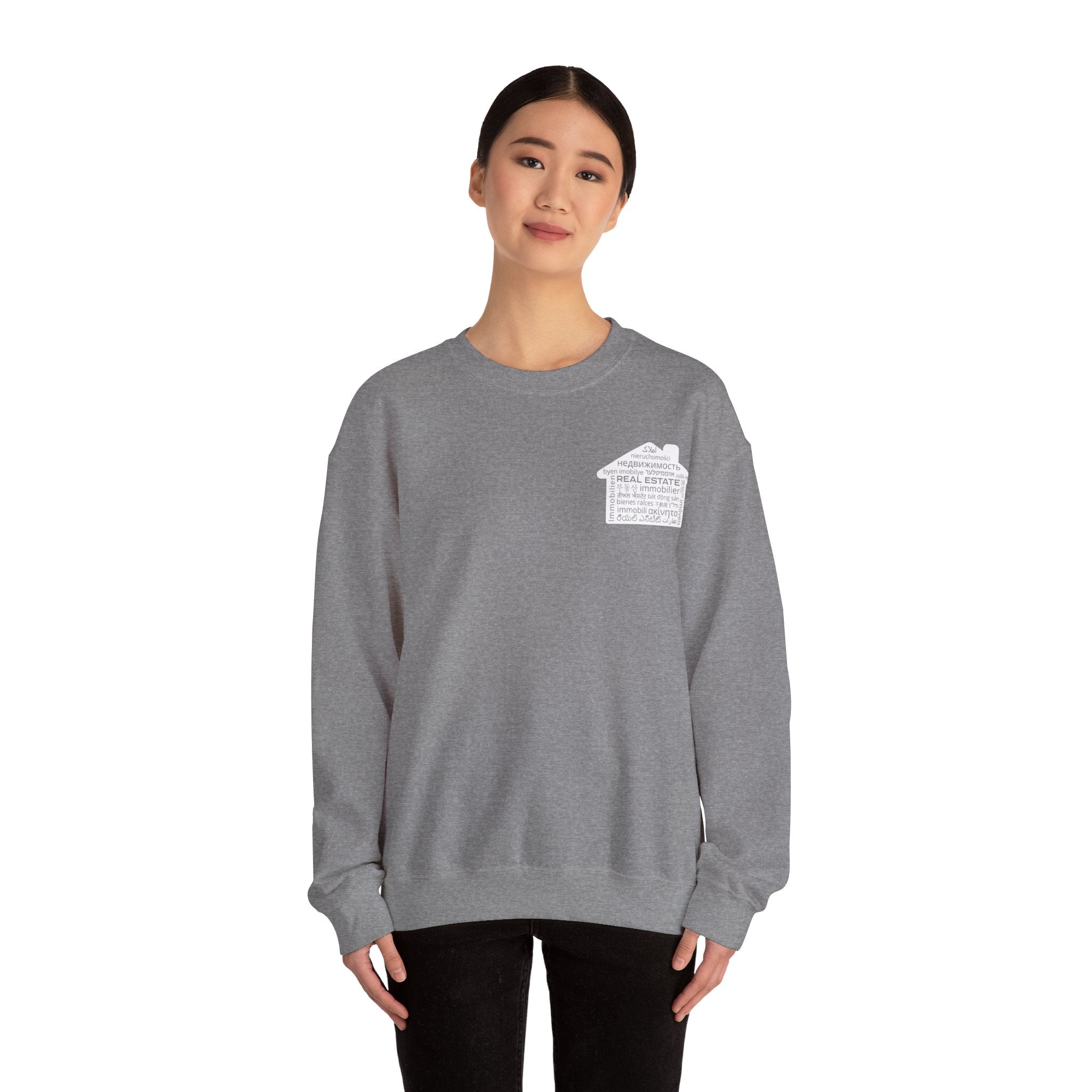 REAL ESTATE Translated Unisex Heavy Blend™ Crewneck Sweatshirt