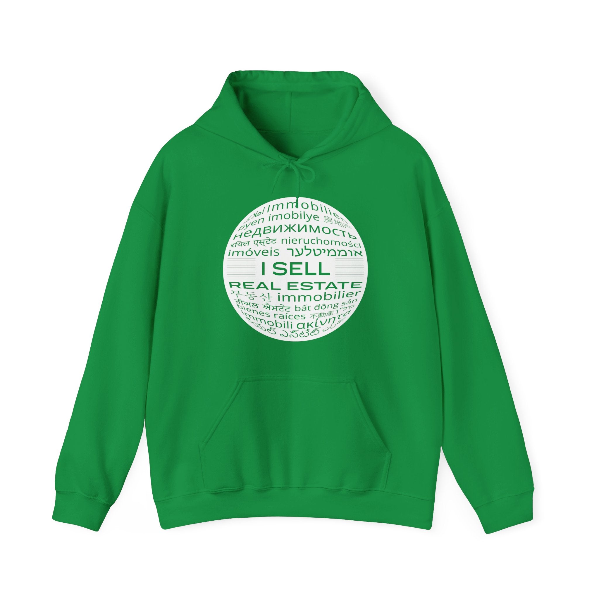 I SELL REAL ESTATE Translated Unisex Heavy Blend™ Hooded Sweatshirt