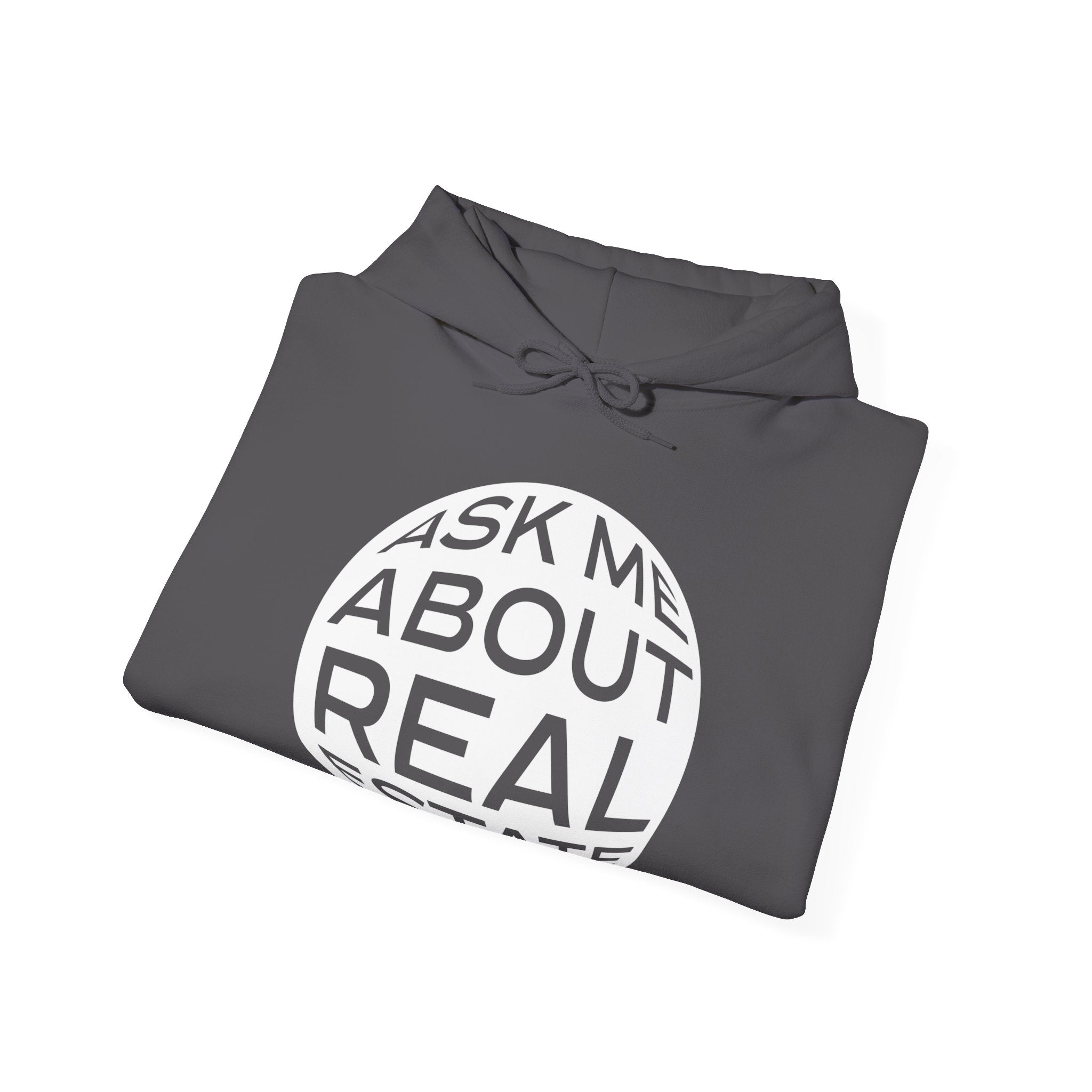Ask Me About Real Estate Unisex Heavy Blend™ Hooded Sweatshirt