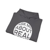 Ask Me About Real Estate Unisex Heavy Blend™ Hooded Sweatshirt