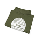 I SELL REAL ESTATE Translated Unisex Heavy Blend™ Hooded Sweatshirt
