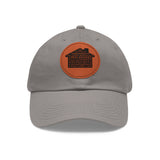 Real Estate Translated Dad Hat with Leather Patch (Round)