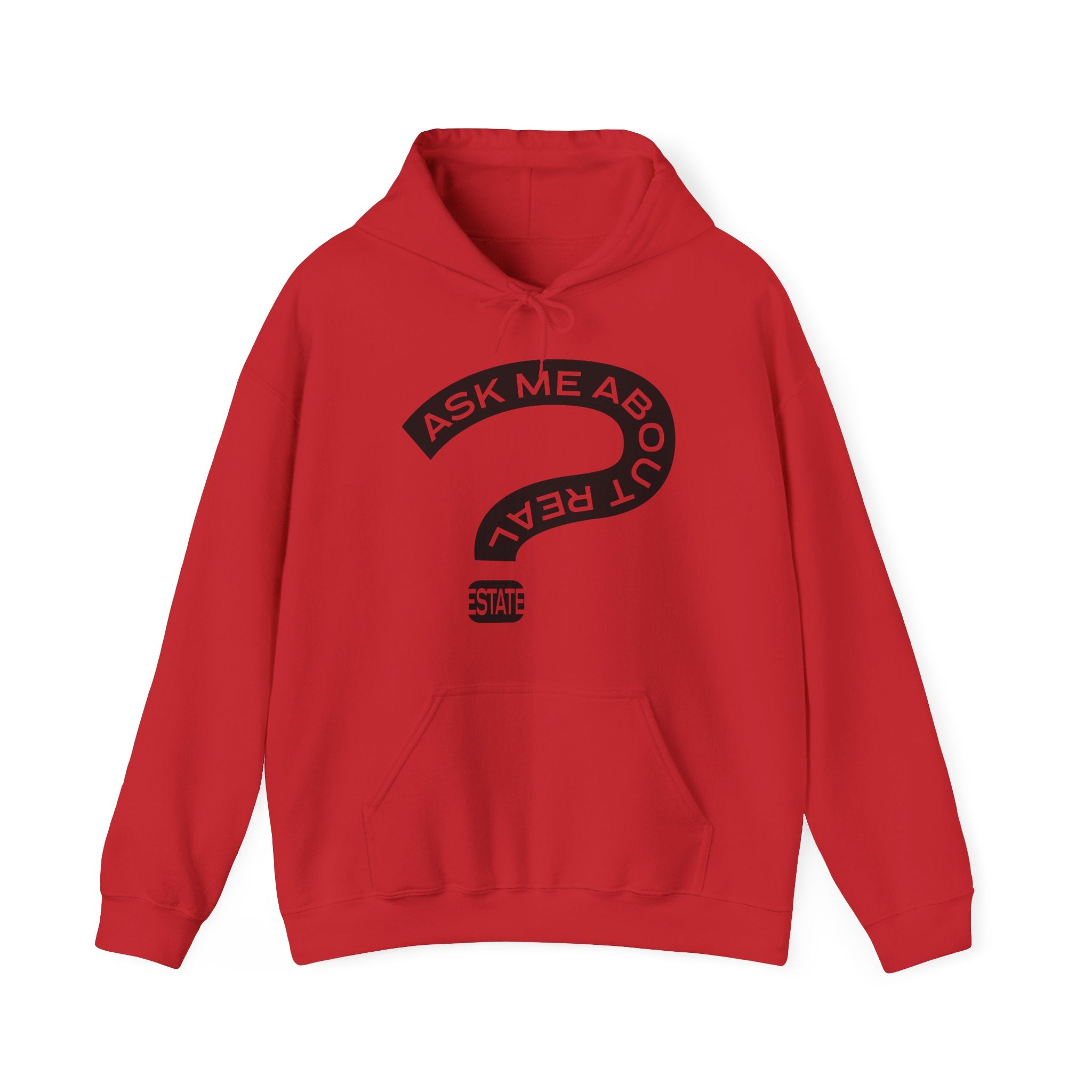 Ask Me About Real Estate Unisex Heavy Blend™ Hooded Sweatshirt
