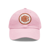 I Sell Homes Dad Hat with Leather Patch (Round)