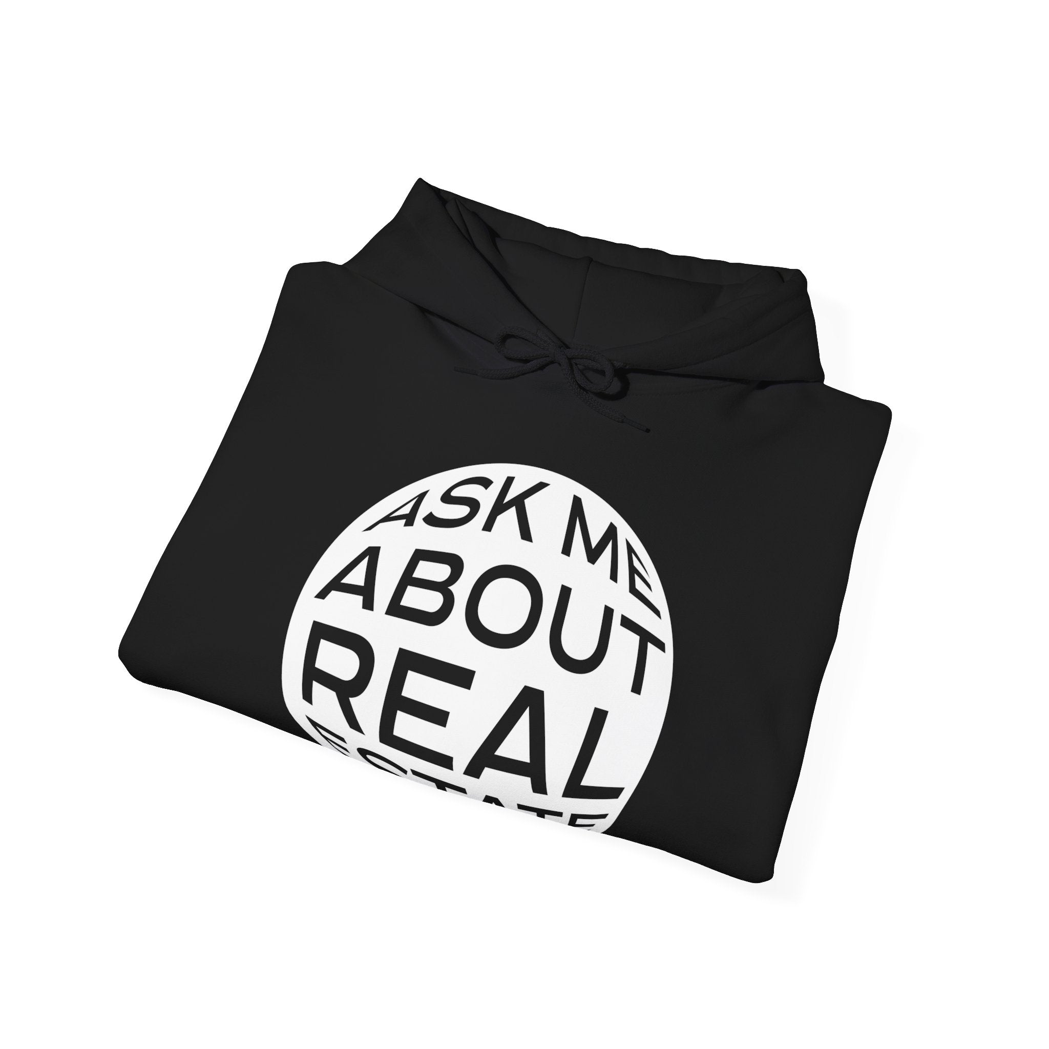 Ask Me About Real Estate Unisex Heavy Blend™ Hooded Sweatshirt