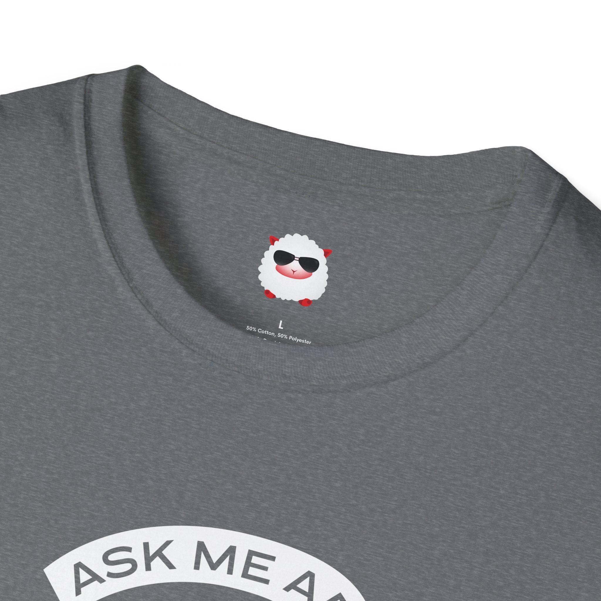 Ask Me About Real Estate Dark Style Unisex Softstyle T-Shirt