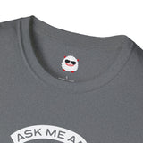 Ask Me About Real Estate Dark Style Unisex Softstyle T-Shirt