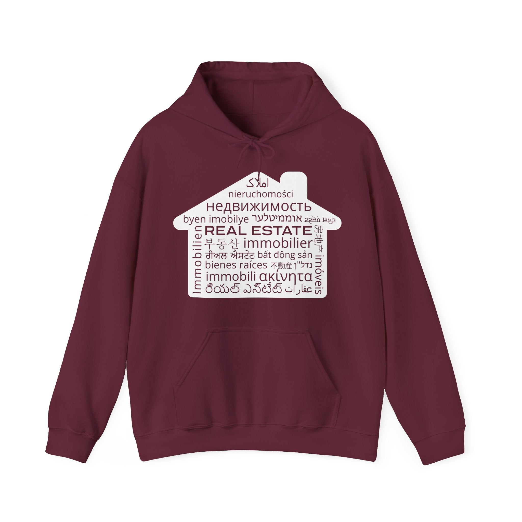 REAL ESTATE Translated Unisex Heavy Blend™ Hooded Sweatshirt