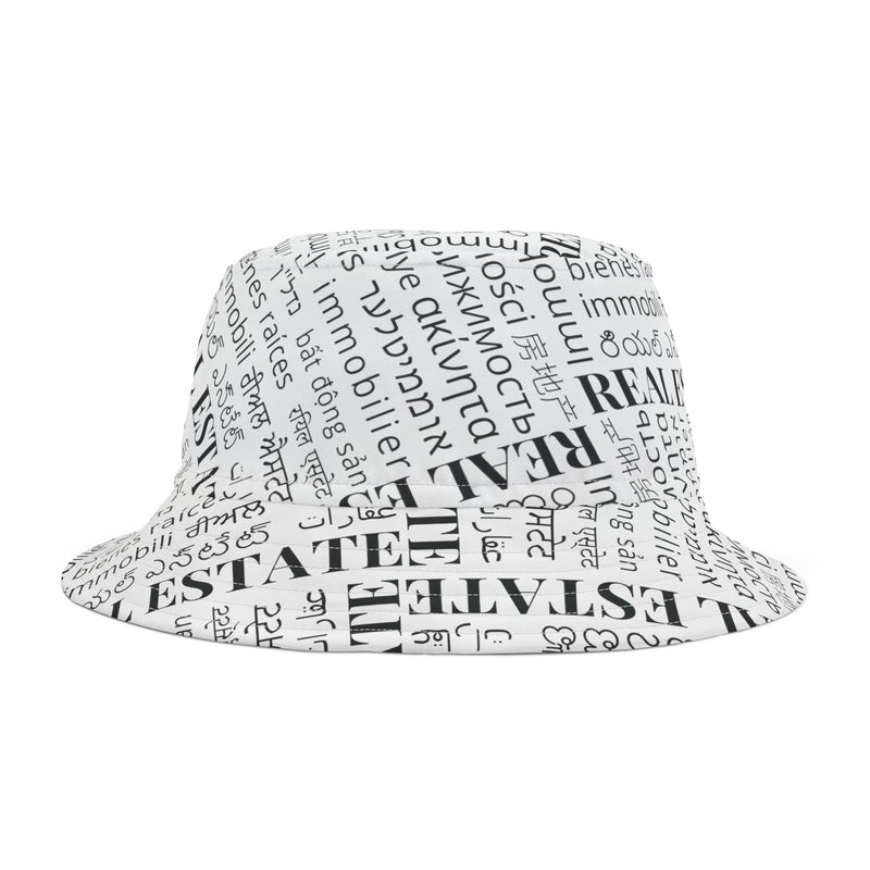 Real Estate Translated Bucket Hat (AOP)