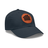 Real Estate Translated Dad Hat with Leather Patch (Round)
