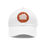 Real Estate Translated Dad Hat with Leather Patch (Round)