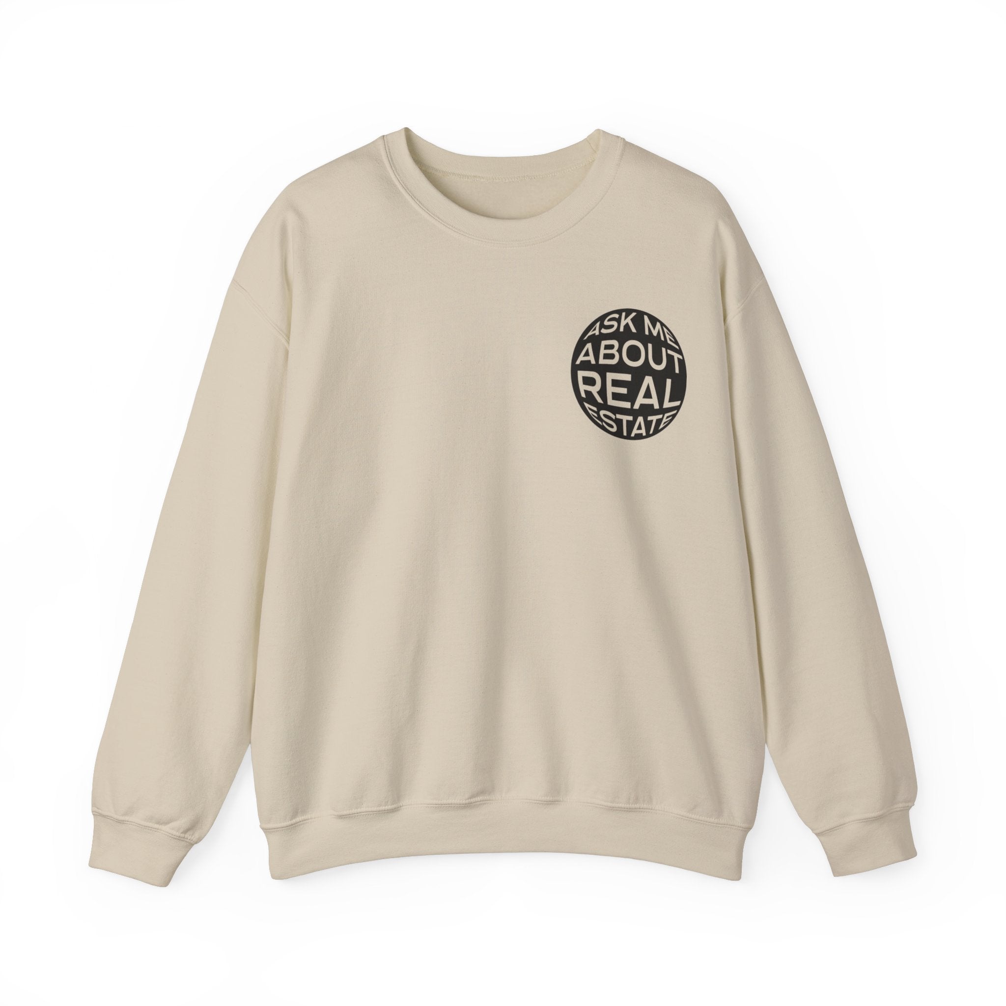 Ask Me About Real Estate Unisex Heavy Blend™ Crewneck Sweatshirt