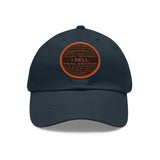 I Sell Real Estate Translated Dad Hat with Leather Patch (Round)