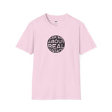 Ask Me About Real Estate Circle Unisex Softstyle T-Shirt
