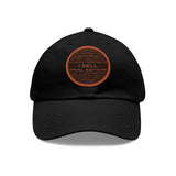 I Sell Real Estate Translated Dad Hat with Leather Patch (Round)