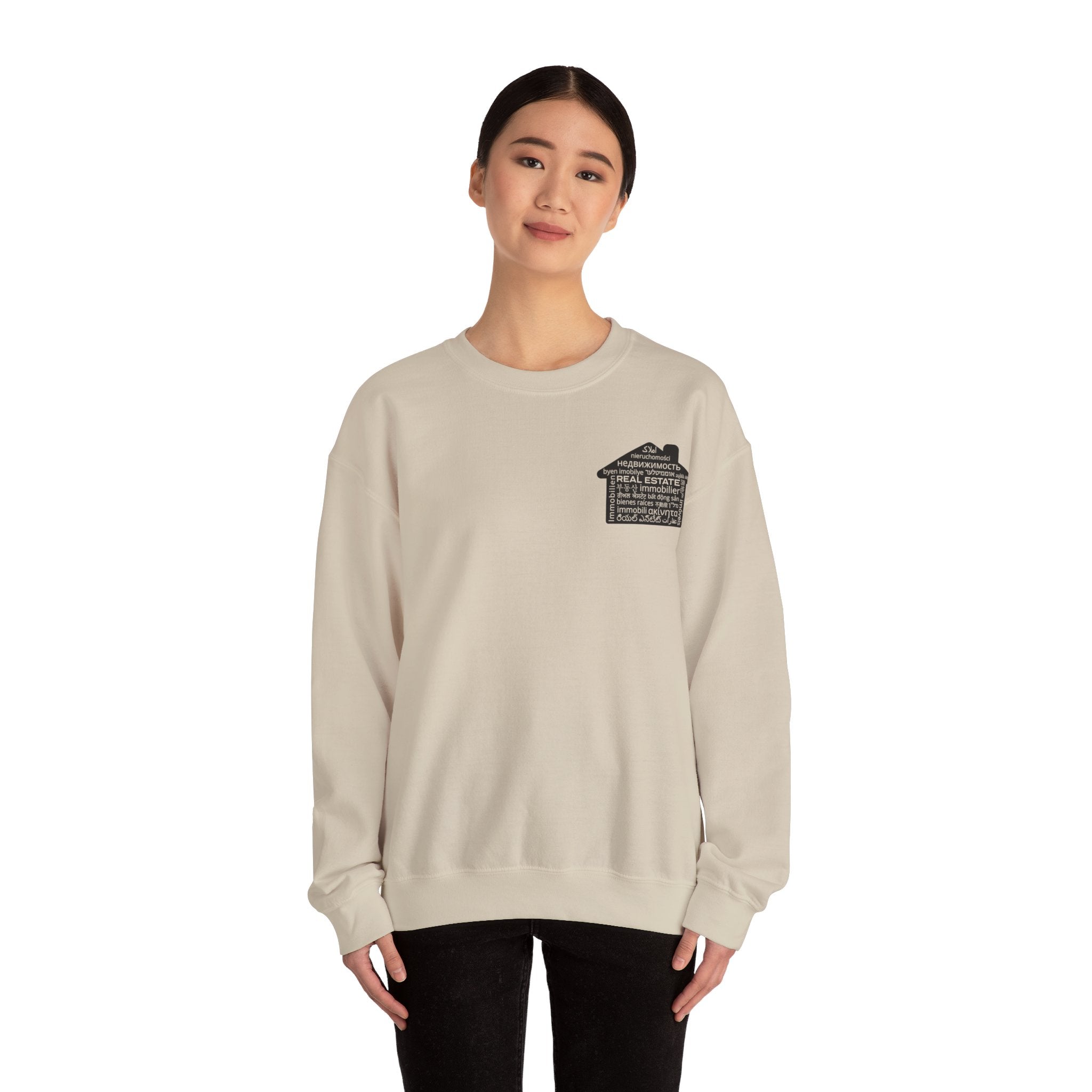Real Estate Translated Unisex Heavy Blend™ Crewneck Sweatshirt