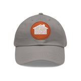 Real Estate Translated Dad Hat with Leather Patch (Round)