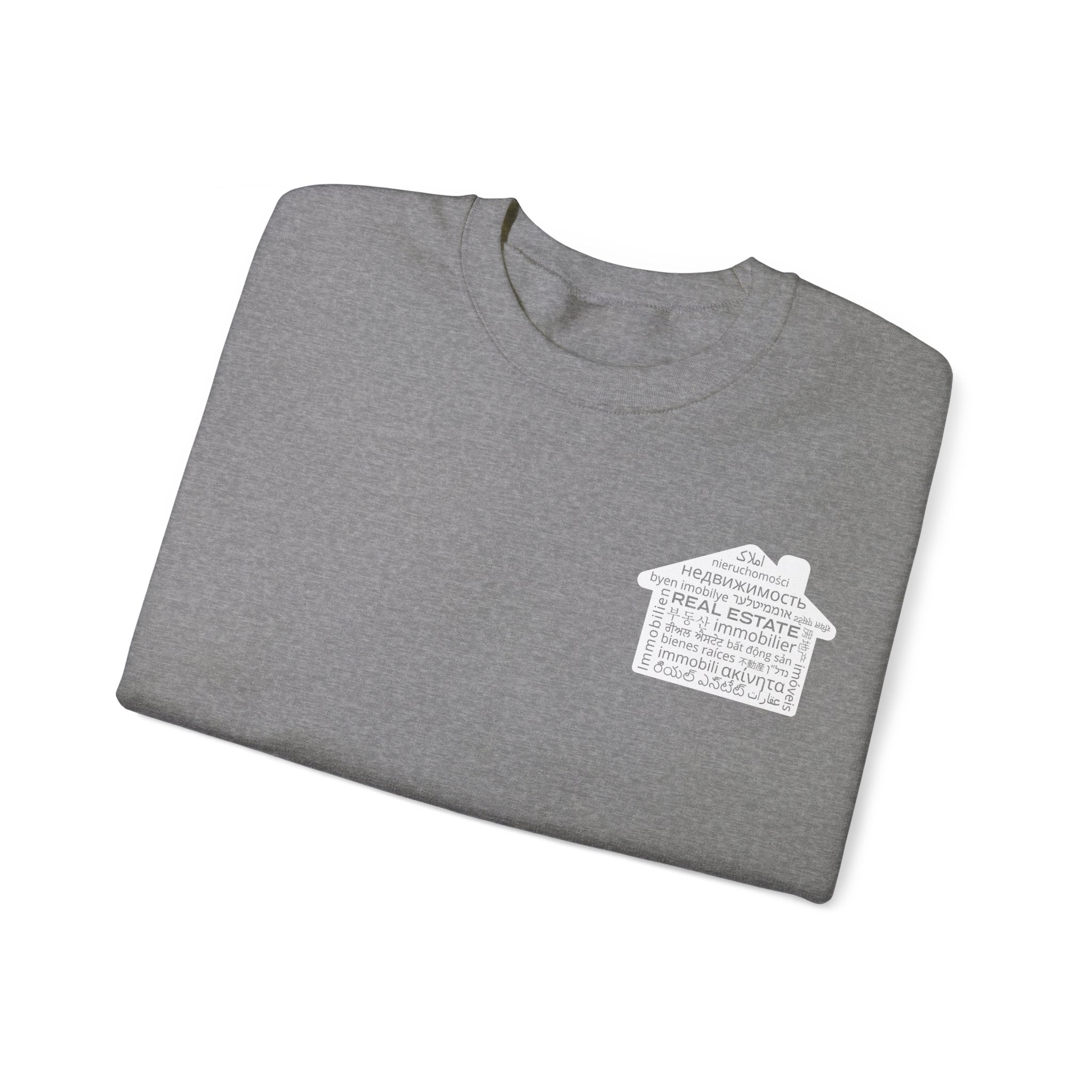 REAL ESTATE Translated Unisex Heavy Blend™ Crewneck Sweatshirt