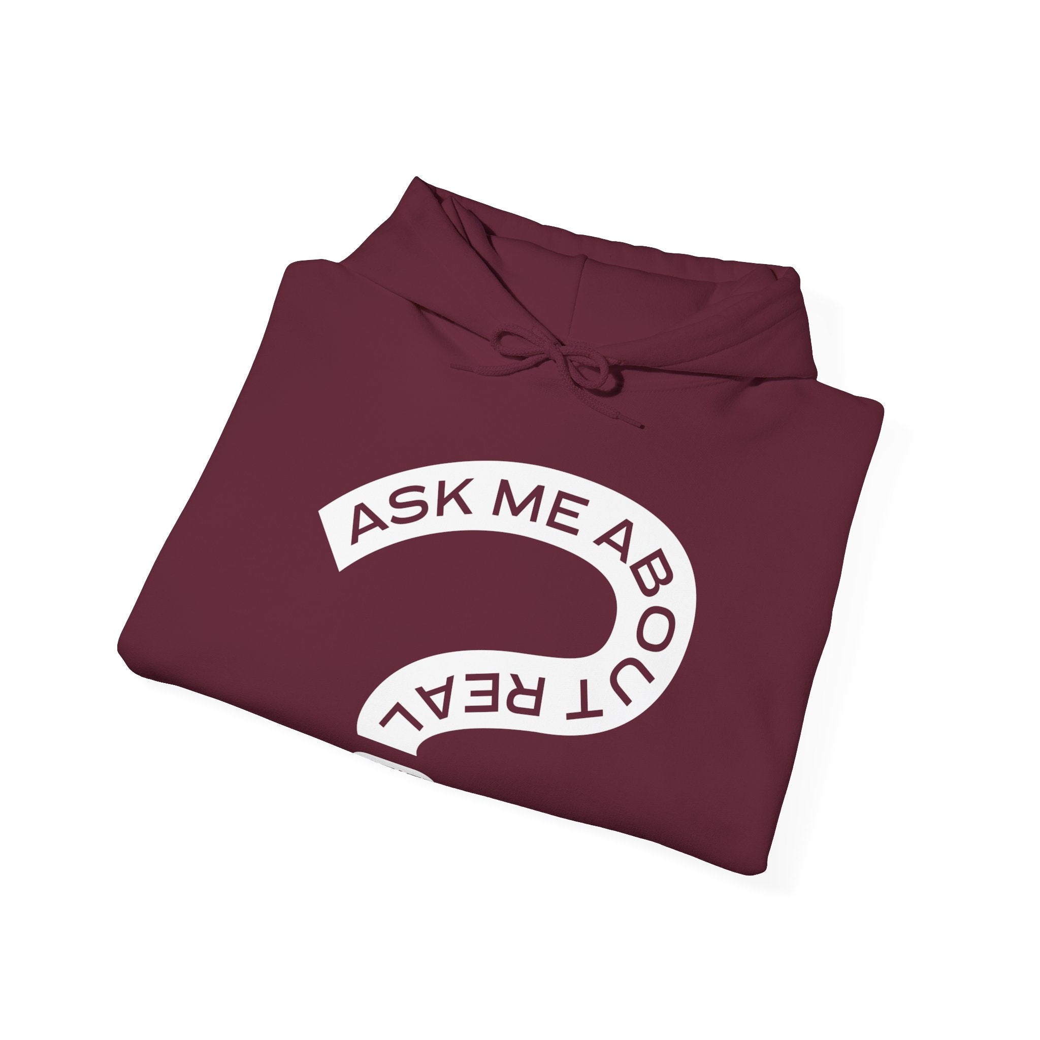 Ask Me About Real Estate Unisex Heavy Blend™ Hooded Sweatshirt