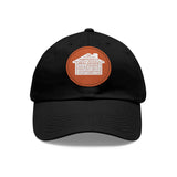 Real Estate Translated Dad Hat with Leather Patch (Round)