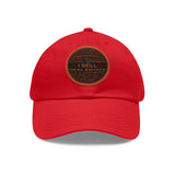 I Sell Real Estate Translated Dad Hat with Leather Patch (Round)