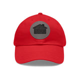 Real Estate Translated Dad Hat with Leather Patch (Round)