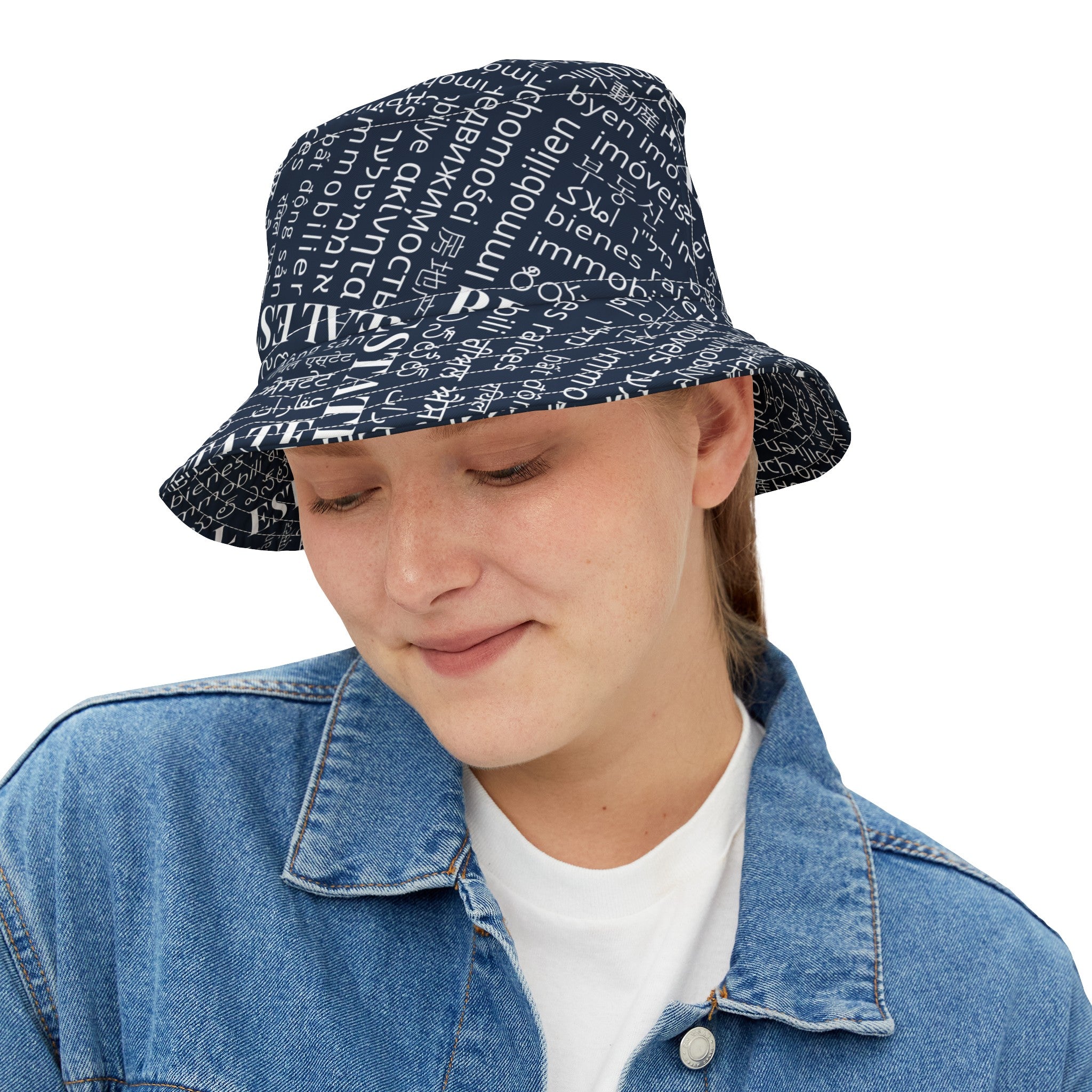 FT Style Real Estate Translated Bucket Hat (AOP)