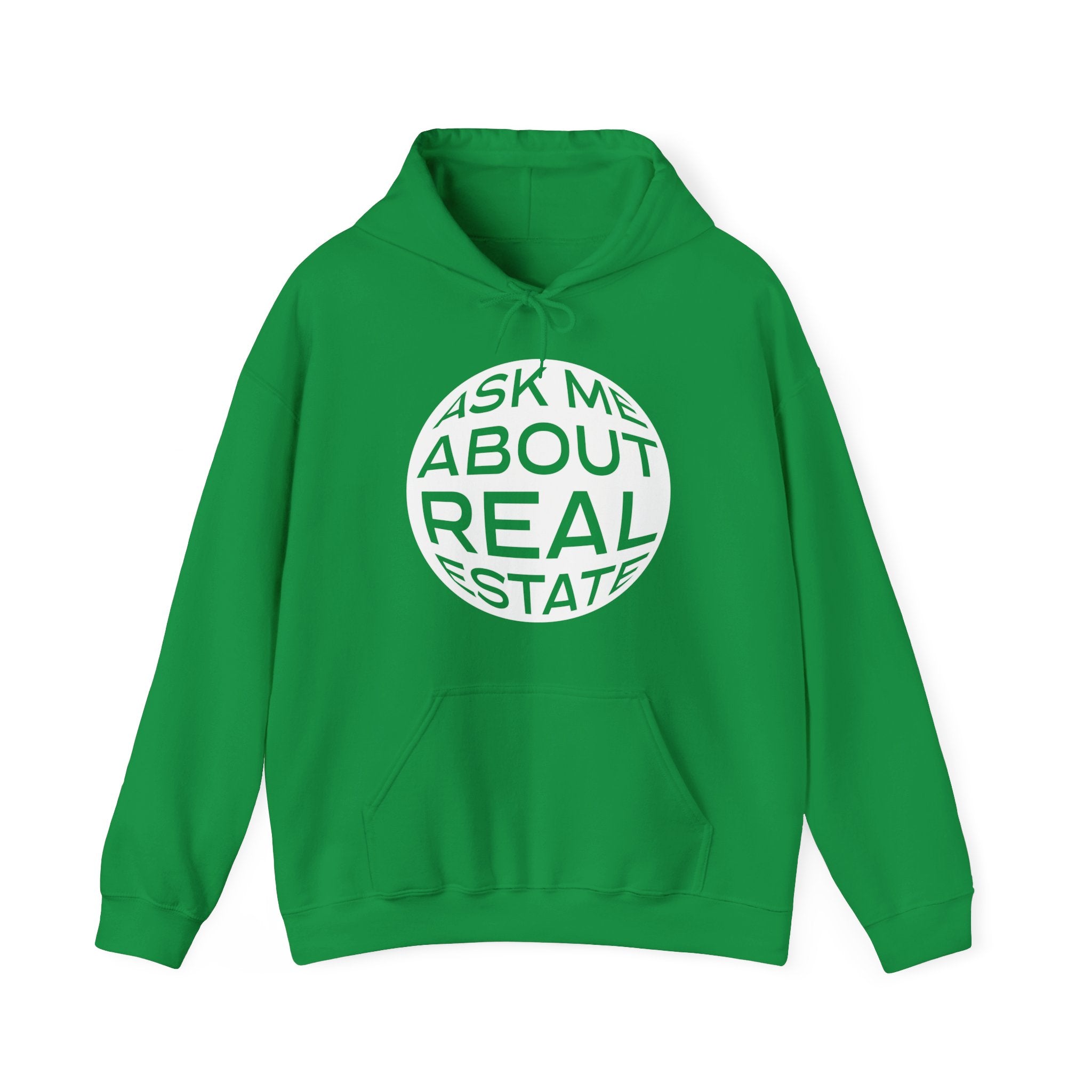 Ask Me About Real Estate Unisex Heavy Blend™ Hooded Sweatshirt