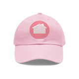 Real Estate Translated Dad Hat with Leather Patch (Round)