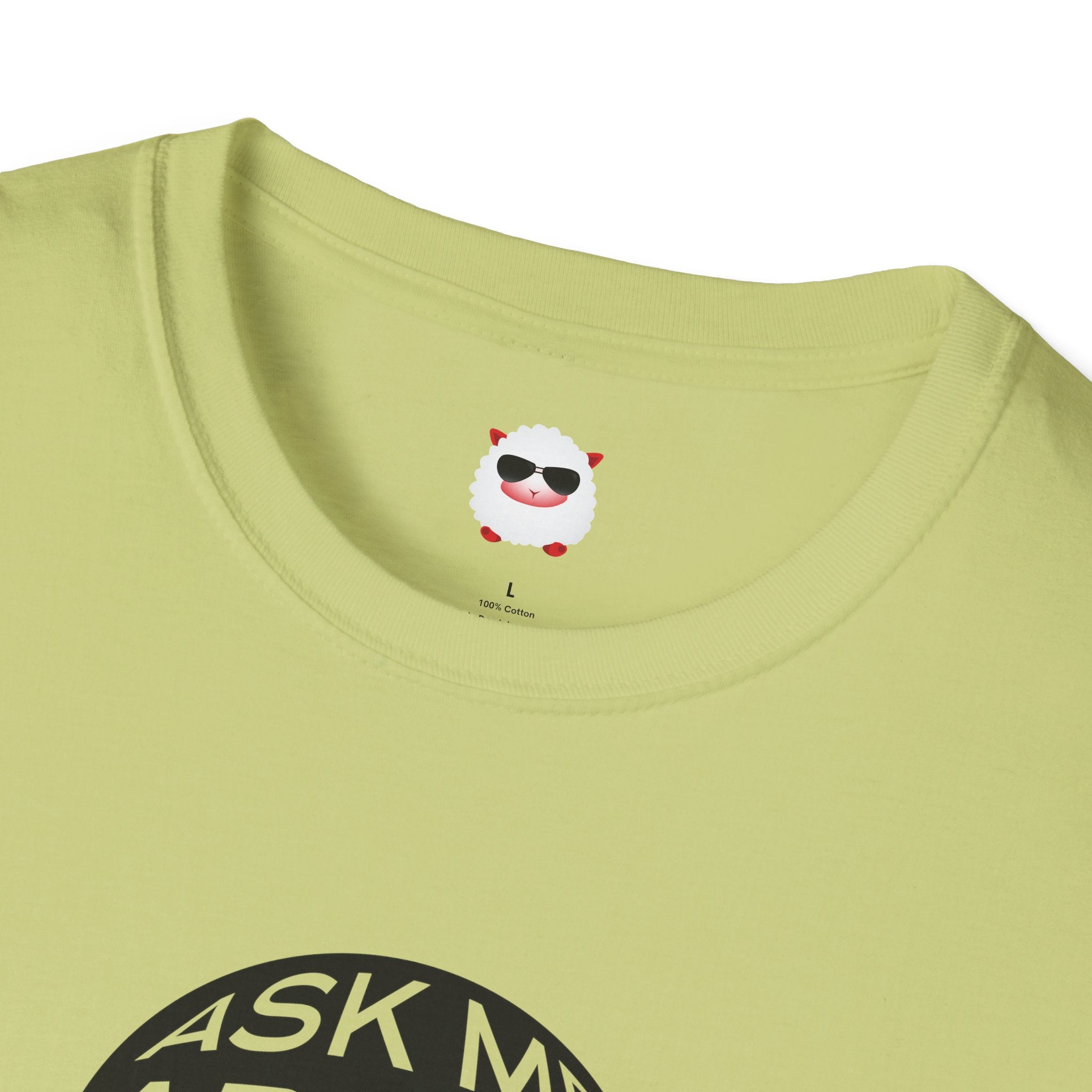 Ask Me About Real Estate Circle Unisex Softstyle T-Shirt