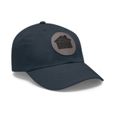 Real Estate Translated Dad Hat with Leather Patch (Round)