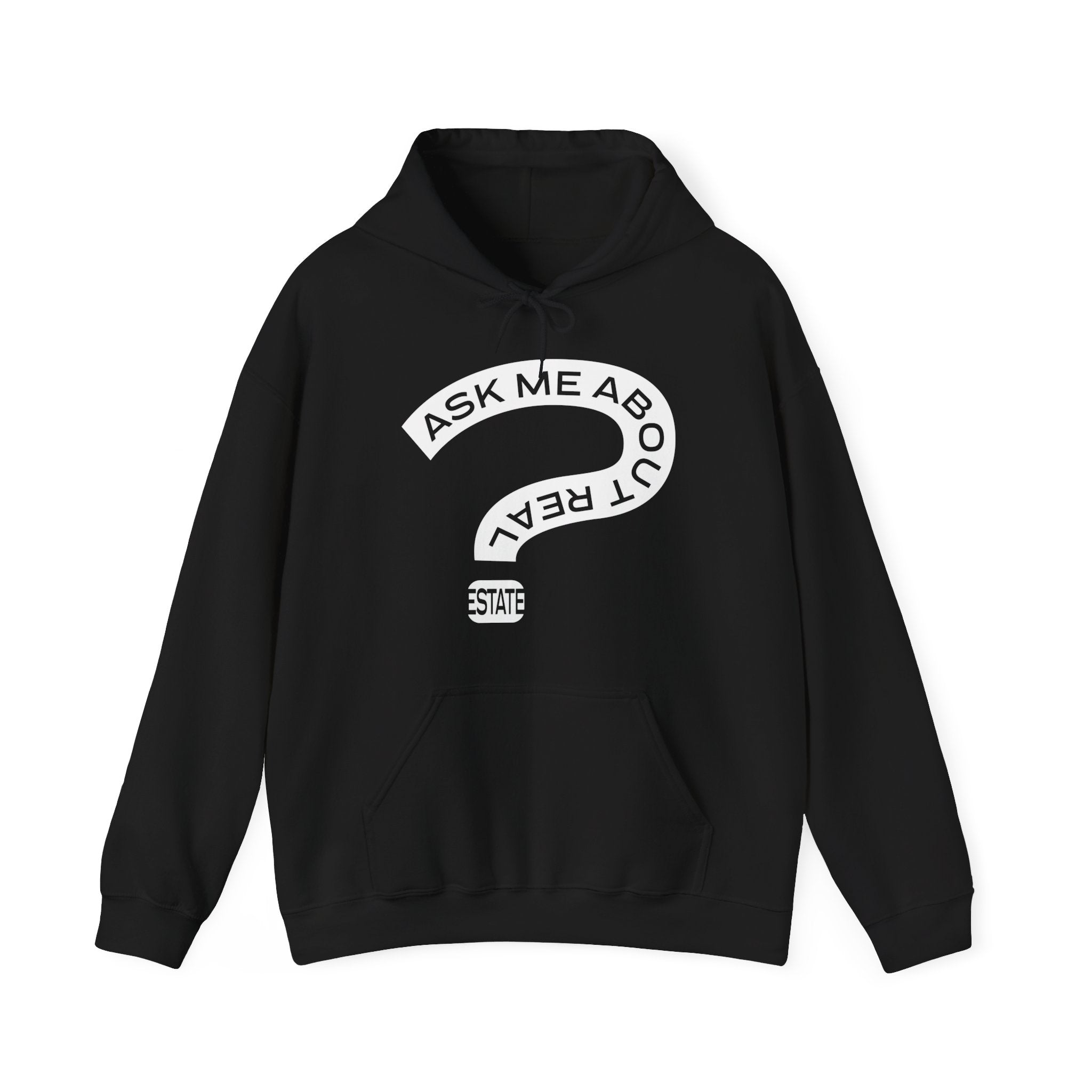 Ask Me About Real Estate Unisex Heavy Blend™ Hooded Sweatshirt