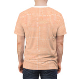 The Ultimate Real Estate Shirt! Unisex Cut & Sew Tee (AOP) Peach Fuzz