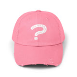 Ask Me About Real Estate Unisex Distressed Cap