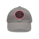 I Sell Real Estate Translated Dad Hat with Leather Patch (Round)