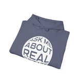 Ask Me About Real Estate Unisex Heavy Blend™ Hooded Sweatshirt