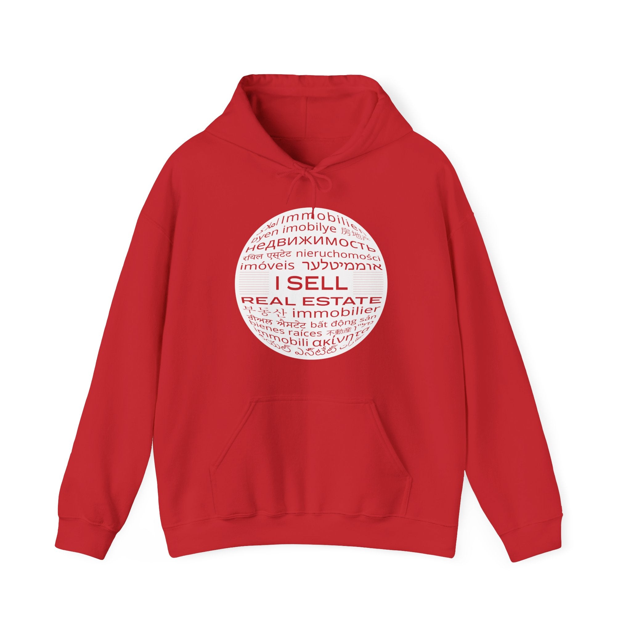 I SELL REAL ESTATE Translated Unisex Heavy Blend™ Hooded Sweatshirt