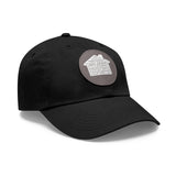 Real Estate Translated Dad Hat with Leather Patch (Round)