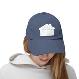 Real Estate Translated Unisex Distressed Cap