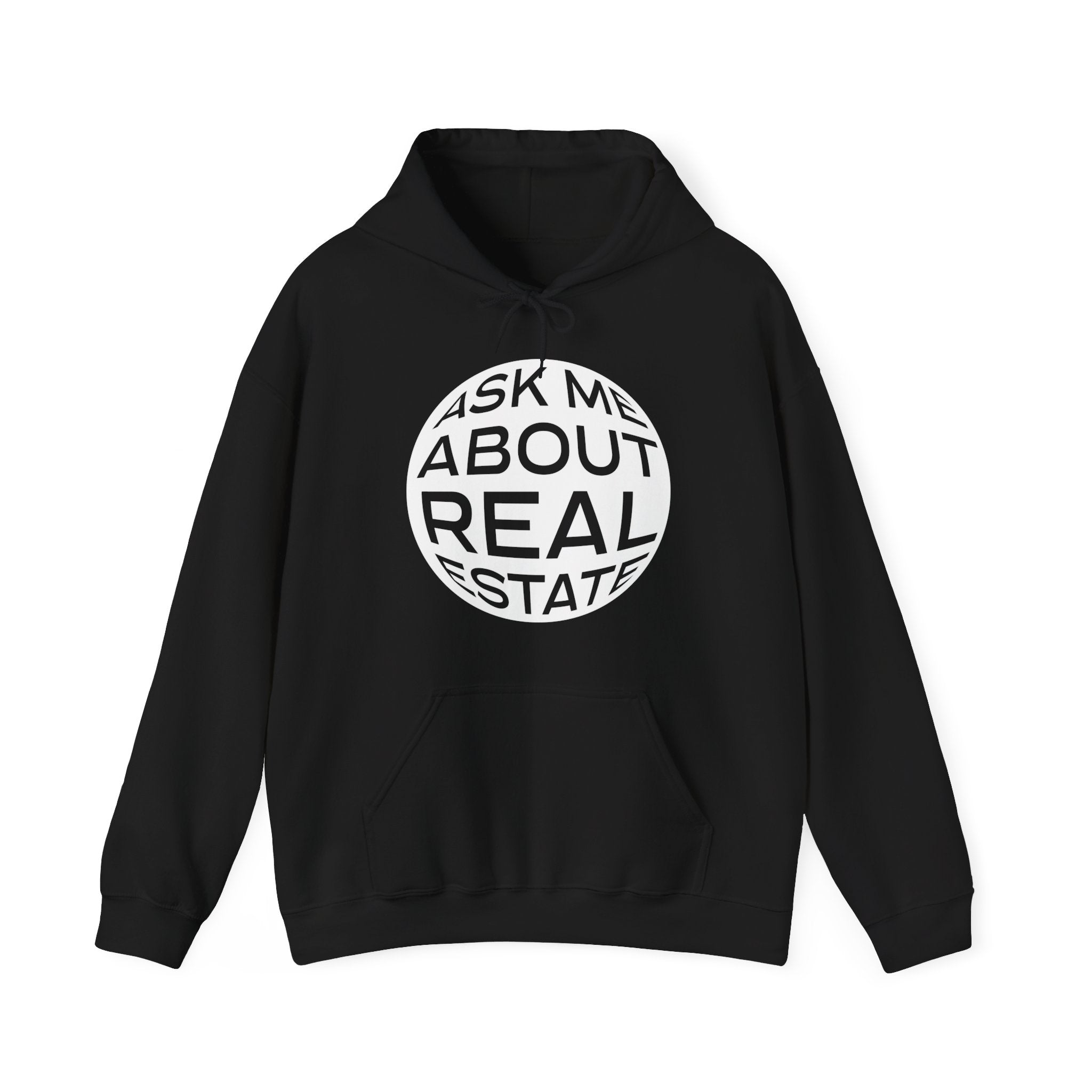 Ask Me About Real Estate Unisex Heavy Blend™ Hooded Sweatshirt